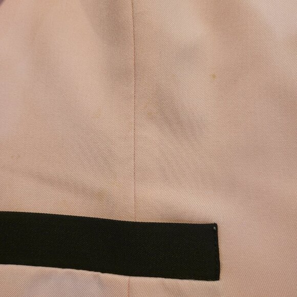 Le Suit Women's 18 Pink & Black Blazer Bow Accent - Picture 9 of 10